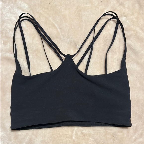 Black Strappy Bralette - Picture 3 of 5